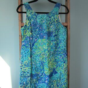 Lilly Pulitzer Cathy Shift Dress in Lilly's Lagoon Size 6